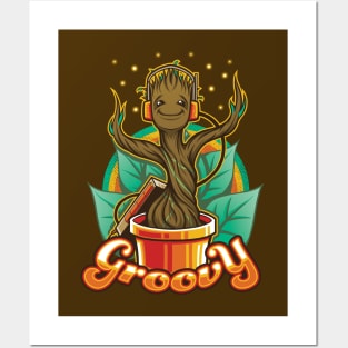 Groovy Groot Posters and Art